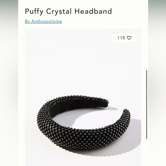 Puffy Crystal Headband - Picture 1 of 3